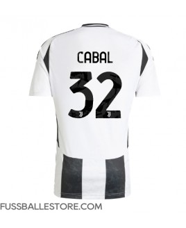 Günstige Juventus Juan Cabal #32 Heimtrikot 2024-25 Kurzarm